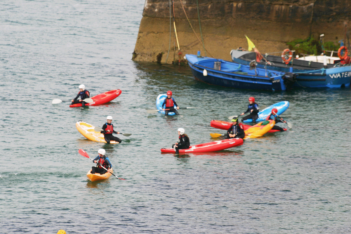 Ecole de mer kayaking activity ardmore